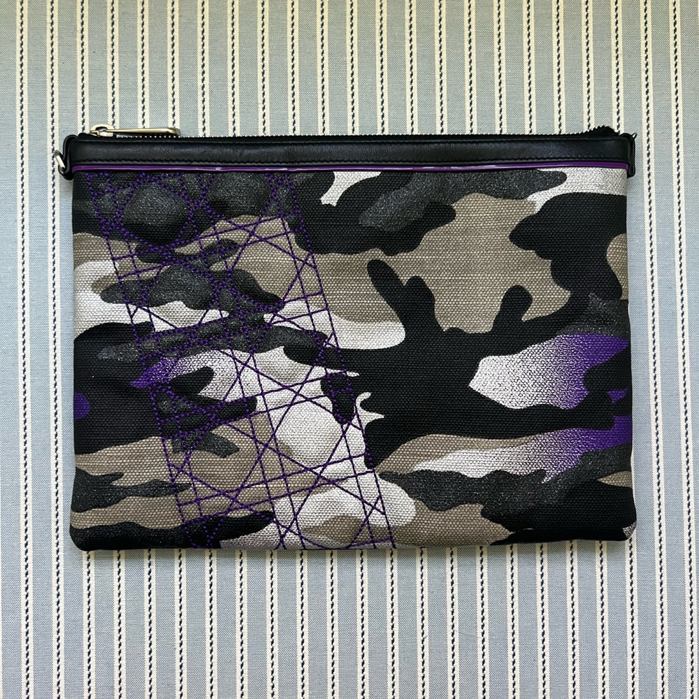 Dior quilted clutch bag
